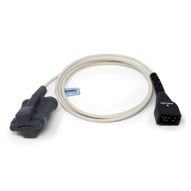Sensor SPO2 Nonin 8000SM Adulto 300cm Silicone