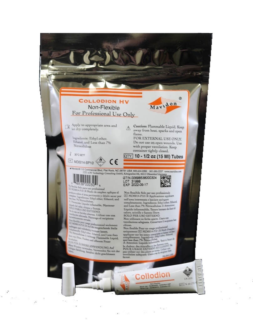 Collodion Tube HV 15ml MAVIDON