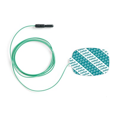 [C370-019-400500] ??Elétrodo Terra Adesivo 40x50mm NATUS 100cm TP (24u)