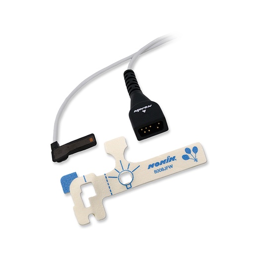 [PROD1268] Sensor SpO2 8008J Infantil Flex 100cm com 25 Adesivos
