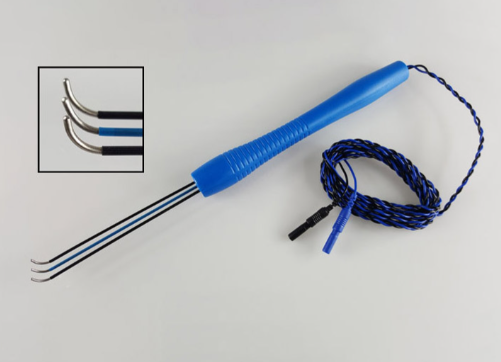 [C430-PNH1.2/90x3x100] Sonda Estimulação FS 250cm TP - Bipolar Tripla Gancho 100°