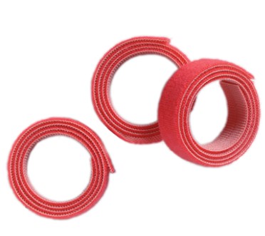 [C370-698-621400] Faixa de Velcro vermelho